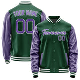 Custom Green Light Purple Jacket