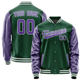 Custom Green Light Purple Jacket