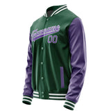 Custom Green Light Purple Jacket JA0505230518B31823