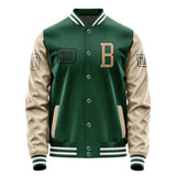 Custom Green Light Khaki Jacket JA050525051817252517