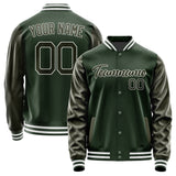 Custom Dark Green Olive Jacket