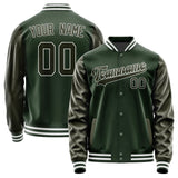 Custom Dark Green Olive Jacket