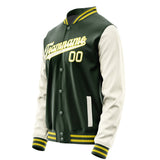 Custom Dark Green Cream Jacket JA0606030626B32603