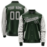 Custom Dark Green Gray Jacket