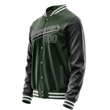 Custom Dark Green Black Jacket JA0606170618B31817