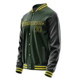Custom Dark Green Black Jacket JA0606170626B22617
