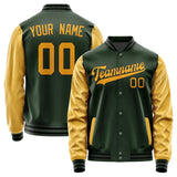 Custom Dark Green Yellow Jacket