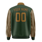 Custom Dark Green Khaki Jacket