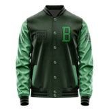 Custom Dark Green Emerald Green Jacket JA060624061717242417