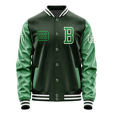 Custom Dark Green Emerald Green Jacket JA060624061818242418