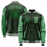 Custom Dark Green Emerald Green Jacket JA060624061818242418