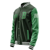 Custom Dark Green Emerald Green Jacket JA060624061818242418