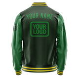 Custom Dark Green Emerald Green Jacket JA060624062617242417