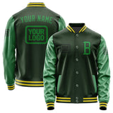 Custom Dark Green Emerald Green Jacket JA060624062617242417