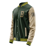 Custom Dark Green Light Khaki Jacket JA060625062617252517