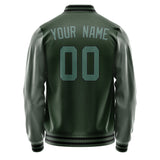 Custom Dark Green Blue Green Jacket JA0606270617B31727