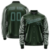 Custom Dark Green Blue Green Jacket