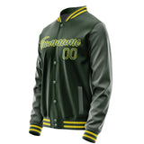 Custom Dark Green Blue Green Jacket JA0606270626B22627