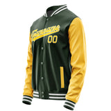 Custom Dark Green Gold Jacket JA0606300618B31830