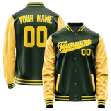 Custom Dark Green Gold Jacket