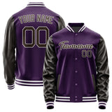 Custom Purple Brown Jacket