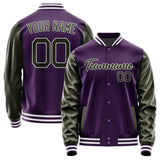 Custom Purple Olive Jacket