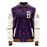 Custom Purple Cream Jacket JA070703071917030317