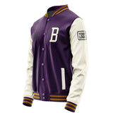 Custom Purple Cream Jacket JA070703071917030317