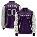 Custom Purple Gray Jacket