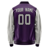 Custom Purple Gray Jacket JA0707040717B31704