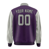 Custom Purple Gray Jacket