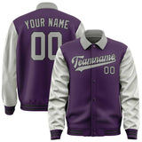 Custom Purple Gray Jacket