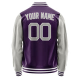 Custom Purple Gray Jacket JA0707040717B21704