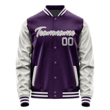 Custom Purple Gray Jacket JA0707040717B21704