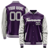 Custom Purple Gray Jacket