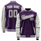 Custom Purple Gray Jacket