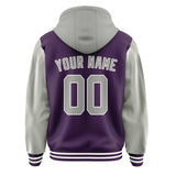 Custom Purple Gray Jacket