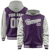 Custom Purple Gray Jacket