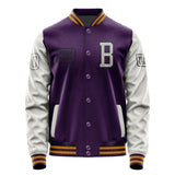 Custom Purple Gray Jacket JA070704071917040417