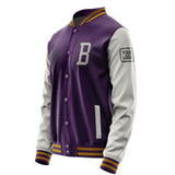 Custom Purple Gray Jacket JA070704071917040417