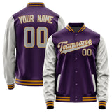 Custom Purple Gray Jacket