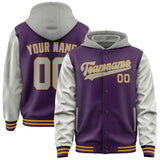 Custom Purple Gray Jacket