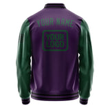 Custom Purple Green Jacket JA070705071717050517