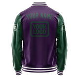 Custom Purple Green Jacket JA070705071818050518