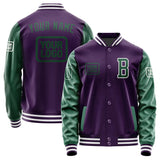 Custom Purple Green Jacket JA070705071818050518