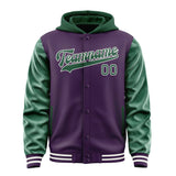 Custom Purple Green Jacket