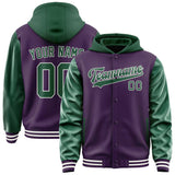 Custom Purple Green Jacket