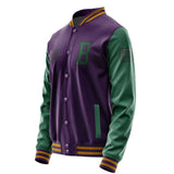 Custom Purple Green Jacket JA070705071917050517