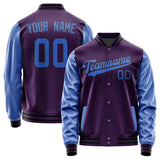 Custom Purple Sky Blue Jacket