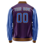 Custom Purple Sky Blue Jacket JA0707090719B31909